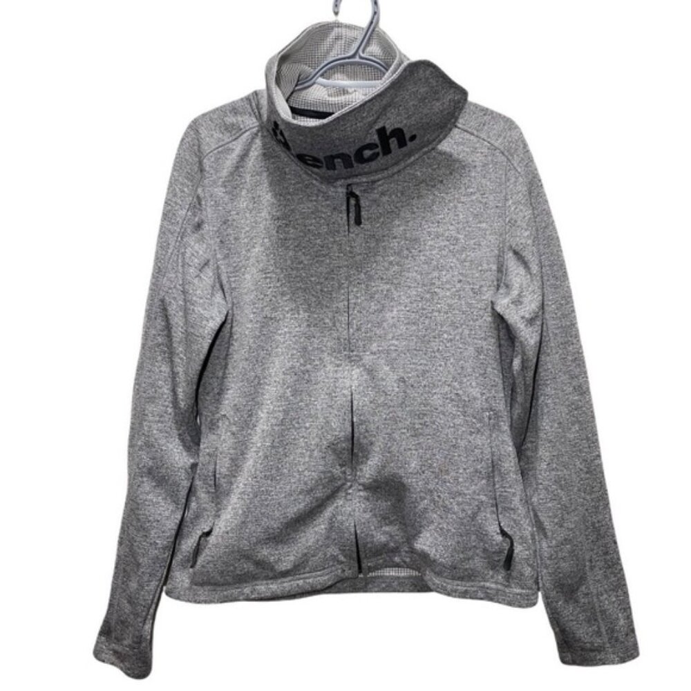 BENCH Grey Long Sleeves Athletic Jacket size US 12